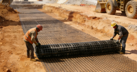 郓城土工格栅：工程里的“隐形筋骨”都用在哪儿？